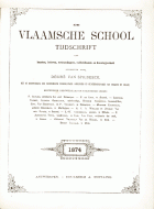 De Vlaamsche School. Jaargang 20,  [tijdschrift] Vlaamsche School, De