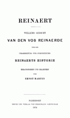 Reinaert, Anoniem Reinaerts historie (Reinaert II), Anoniem Van den vos Reynaerde