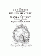 De krooninge van haare Majesteiten Wilhem Hendrik en Maria Stuart, Thomas Arents