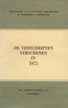Bibliografie van de literaire tijdschriften in Vlaanderen en Nederland. De tijdschriften verschenen in 1975, Hilda van Assche