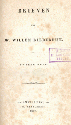 Brieven. Deel 2, Willem Bilderdijk