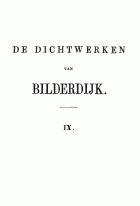 De dichtwerken van Bilderdijk. Deel 9, Willem Bilderdijk