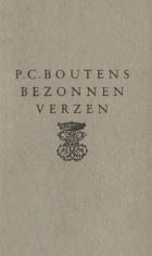 Bezonnen verzen, P.C. Boutens