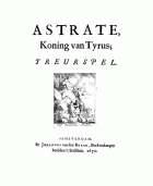 Astrate, koning van Tyrus, Dirck Buysero