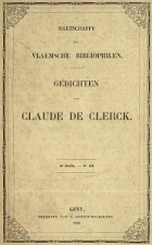 Gedichten, Claude de Clerck