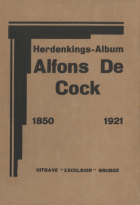 Herdenkings-album 1850-1921, Alfons de Cock