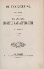 De laatste novitie van Afflighem. Deel 1, Pieter Daens