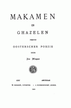 Makamen en Ghazelen (onder ps. Jan Ferguut), Jan van Droogenbroeck