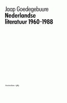 Nederlandse literatuur 1960-1988, Jaap Goedegebuure