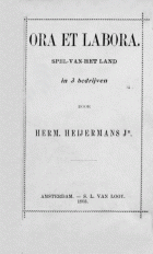 Ora et labora, Herman Heijermans