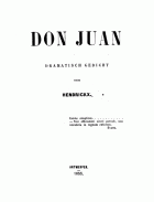 Don Juan, Petrus Joseph Norbert Hendrickx