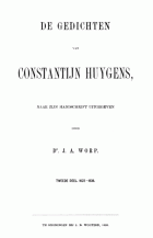 Gedichten. Deel 2: 1623-1636, Constantijn Huygens