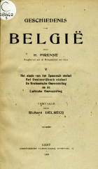 Geschiedenis van België. Deel 5, Henri Pirenne