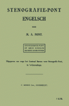 Stenografie-Pont Engelsch, M.A. Pont