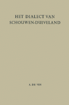 Het dialect van Schouwen-Duiveland, A. de Vin