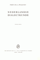Nederlandse dialectkunde, A.A. Weijnen