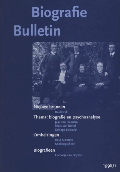 Biografie Bulletin. Jaargang 8