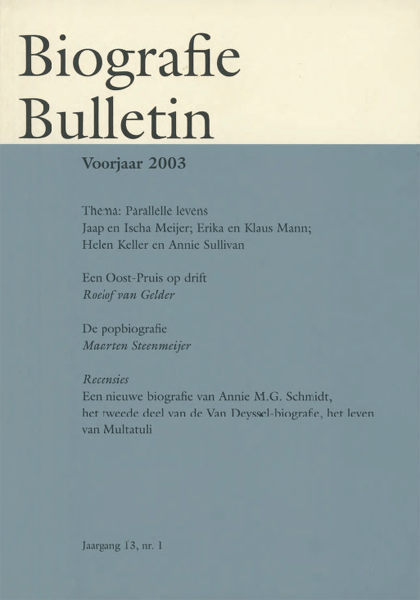 Biografie Bulletin. Jaargang 13