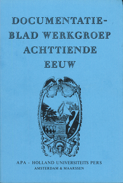 Documentatieblad werkgroep Achttiende eeuw. Jaargang 1982