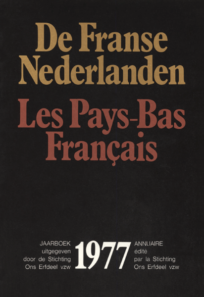 De Franse Nederlanden / Les Pays-Bas Français. Jaargang 1977