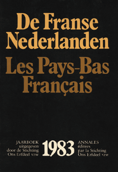 De Franse Nederlanden / Les Pays-Bas Français. Jaargang 1983