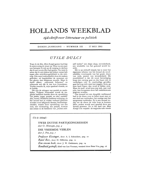 Hollands Weekblad. Jaargang 3