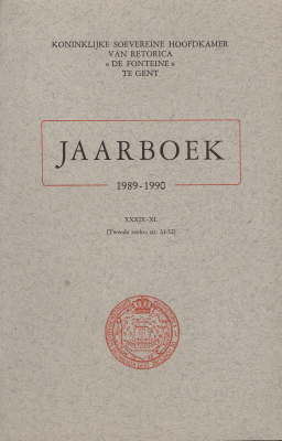 Jaarboek De Fonteine. Jaargang 1989-1990