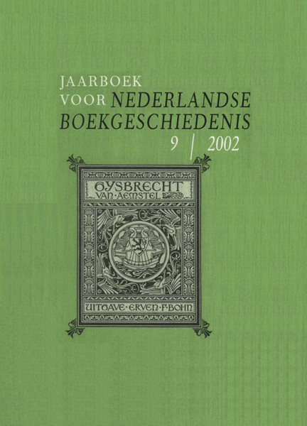Jaarboek voor Nederlandse boekgeschiedenis. Jaargang 9