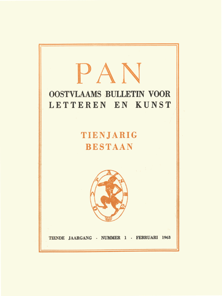 Pan. Oostvlaams Bulletin voor Letteren en Kunst. Jaargang 10