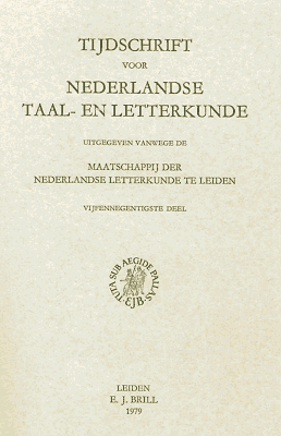 Tijdschrift voor Nederlandse Taal- en Letterkunde. Jaargang 95