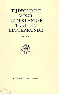Tijdschrift voor Nederlandse Taal- en Letterkunde. Jaargang 105
