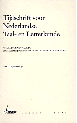 Tijdschrift voor Nederlandse Taal- en Letterkunde. Jaargang 114