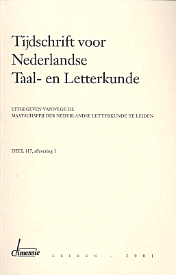 Tijdschrift voor Nederlandse Taal- en Letterkunde. Jaargang 117