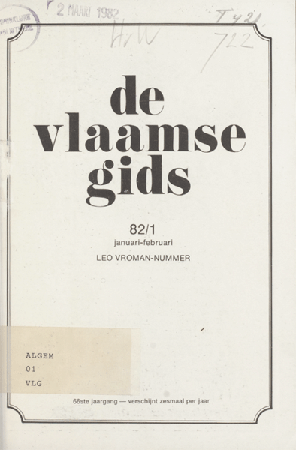 De Vlaamse Gids. Jaargang 66