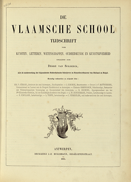 De Vlaamsche School. Jaargang 11