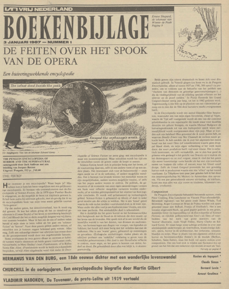 Vrij Nederland. Boekenbijlage 1987
