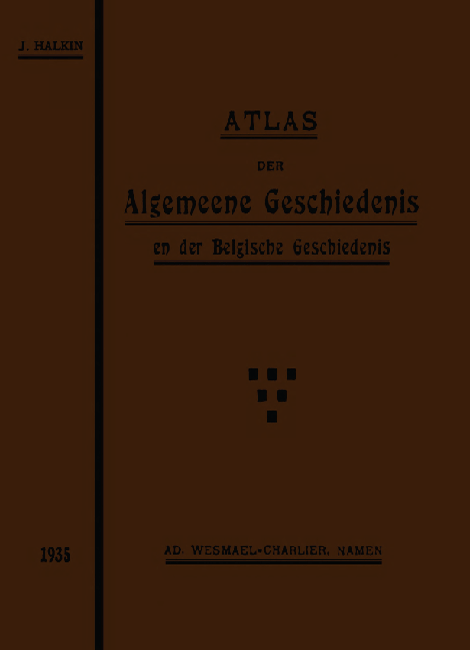 Atlas der algemeene geschiedenis met tabellen