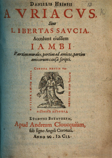 Auriacus, sive libertas saucia