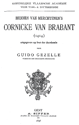 Cornicke van Brabant