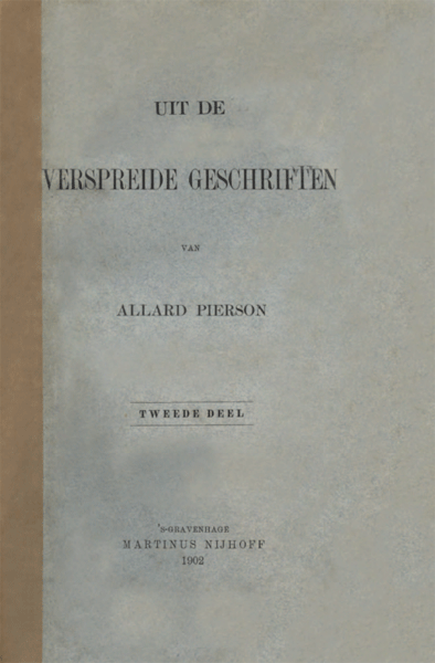 Uit de verspreide geschriften. Eerste reeks. Deel 2. 1889-1895