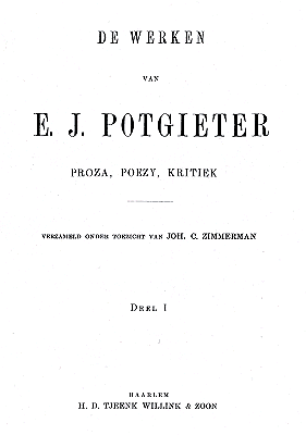 De werken. Deel 1. Proza 1837-1845. Eerste deel
